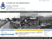 Tablet Screenshot of comune.orsenigo.co.it